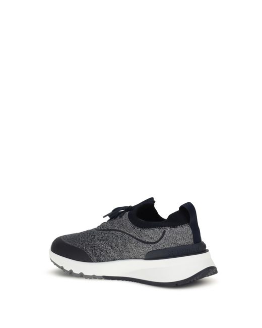 Brunello Cucinelli Blue Sneakers for men