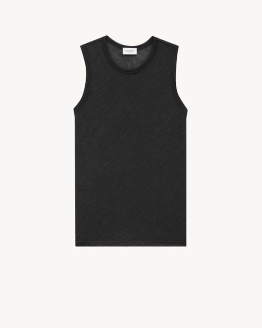 Saint Laurent Black Tank Top