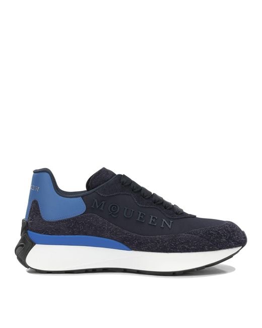 McQueen Blue Sneakers for men