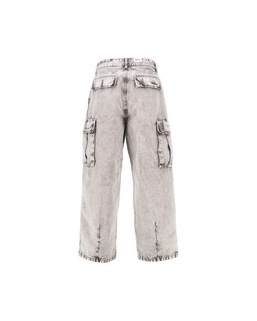 Carhartt Gray 'Cole' Cotton Ripstop Cargo Pants for men