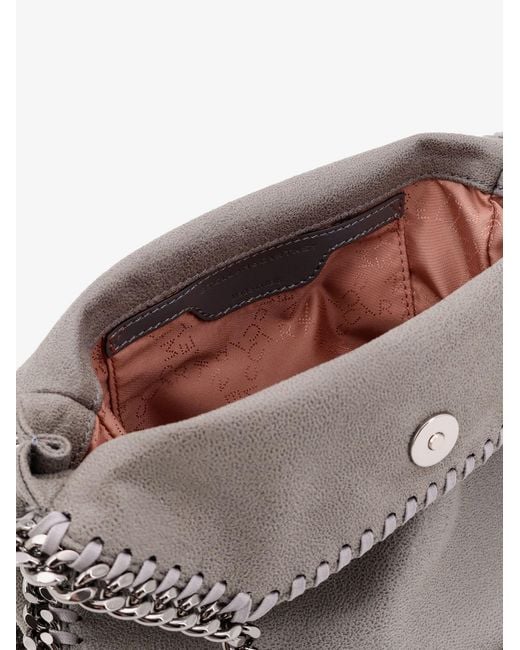 Stella McCartney Gray Falabella Eco Shaggy Dear Crossbody Bag