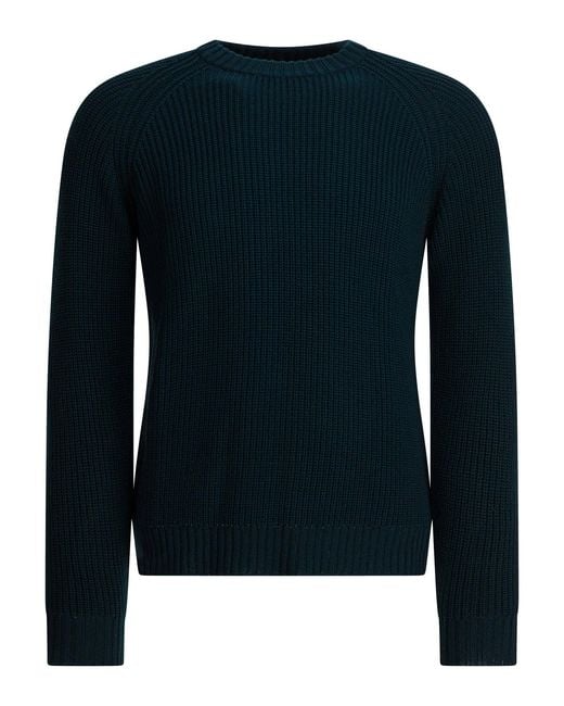 Rakku Blue Rebel Crewneck Sweater Dark for men