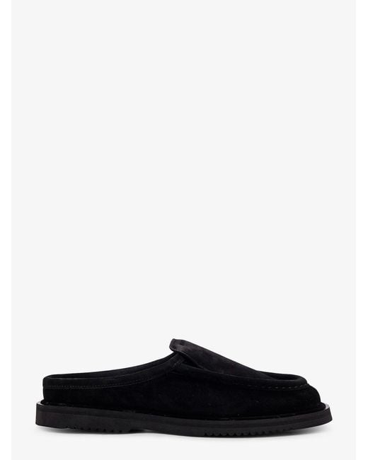 Reference Black The Canoa Resort Suede Sabot for men
