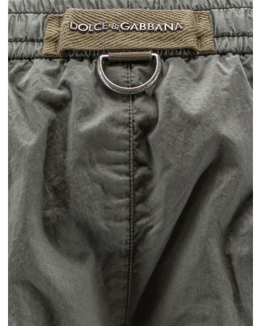 Dolce & Gabbana Gray Shorts Cotone for men