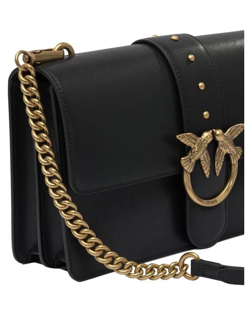 Pinko Black 'Love One Classic' Crossbody Bag