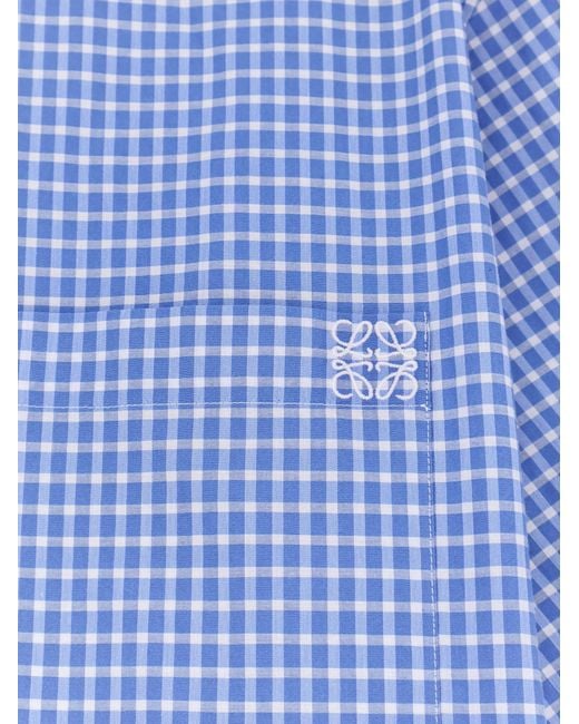 Loewe Blue Shirt Paula's Ibiza Madras Cotton