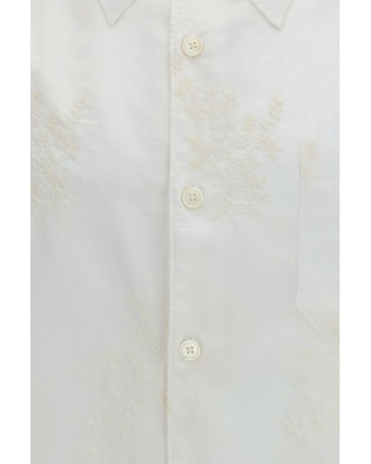 Our Legacy White Vast Shirt Cloud Breezey Cotton for men