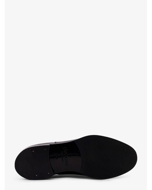 Doucal's White Leather Lace-Up Shoes for men