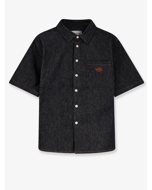 Walk In Paris Black Denim Shirt