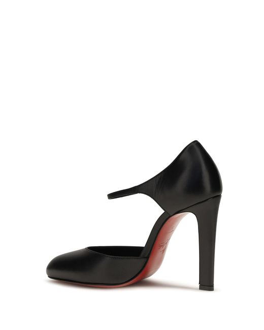 Christian Louboutin Black Fanny Demie Leather Pumps