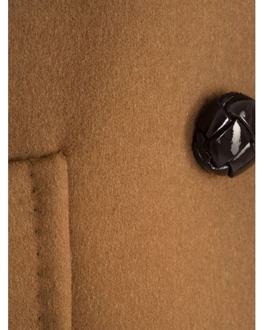 Max Mara Brown Mario Double Breasted Cashmere Coat