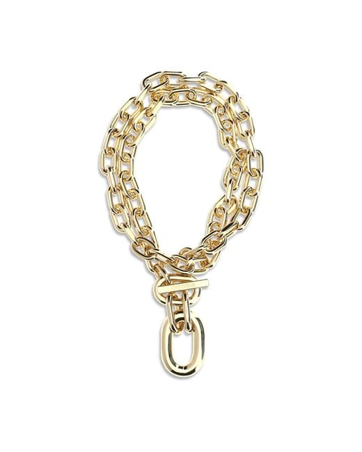 Rabanne Metallic Rabanne Xl Link Chain Necklace