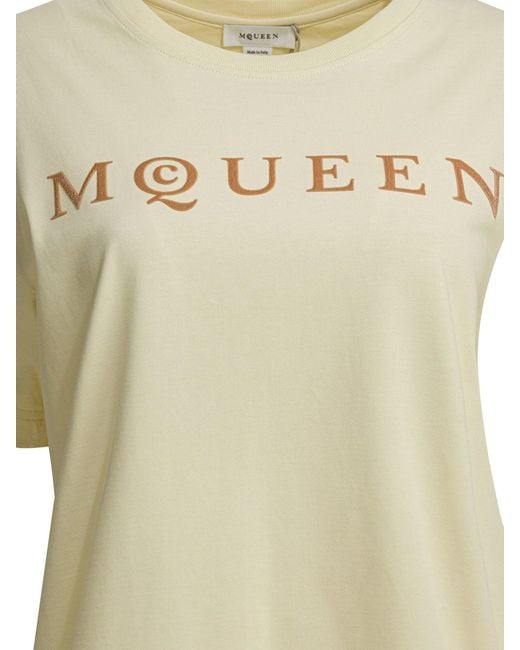 McQueen White T-Shirts