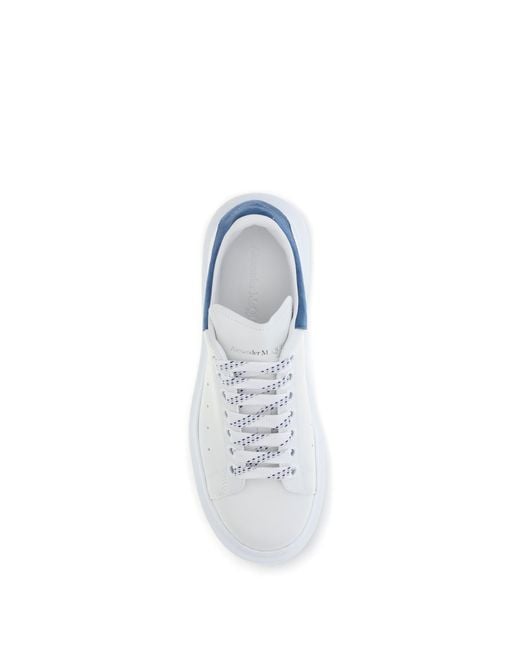 McQueen White Leather Sneakers for men