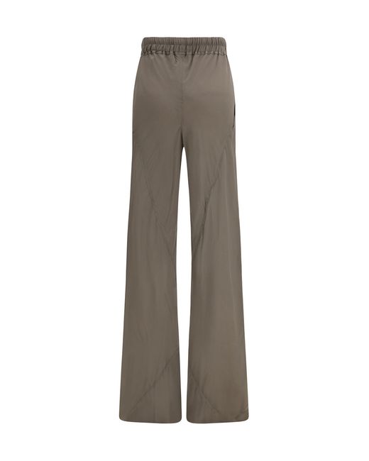 Rick Owens Gray Drawstring Pants