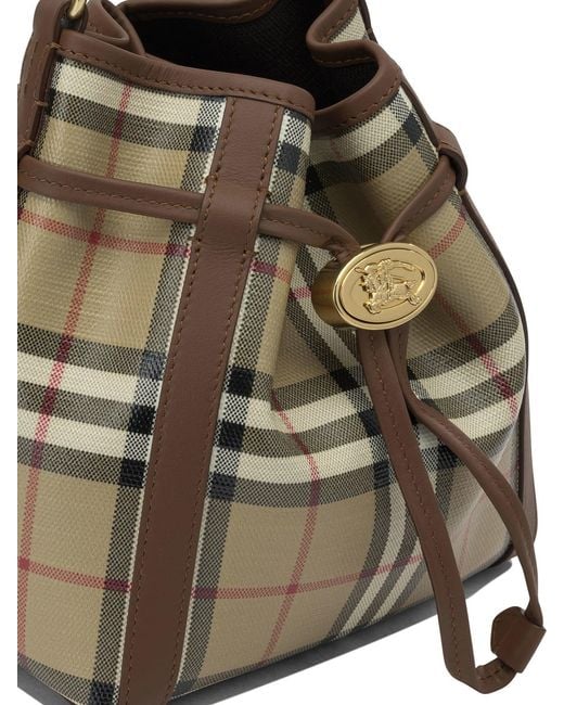 Burberry Natural Check Mini Handbag
