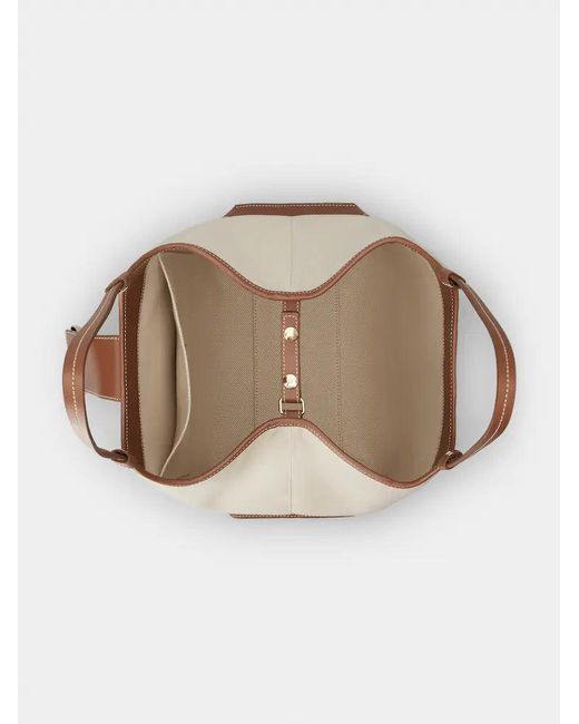 Roger Vivier Natural Viv' Choc Tote Bag