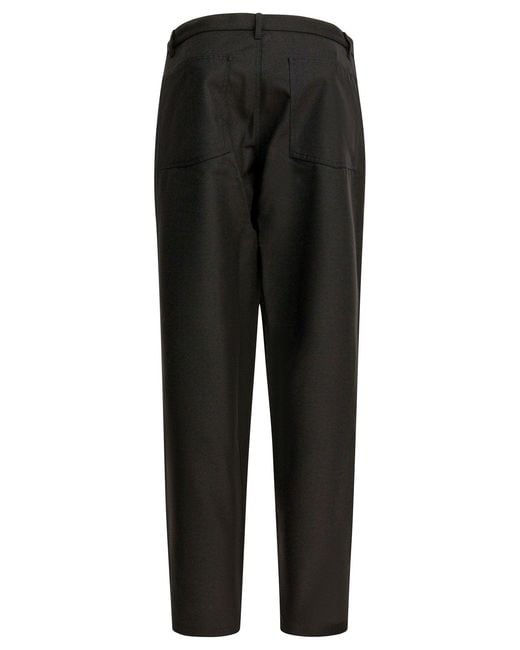 Comme des Garçons Black Wool Blend Pants for men