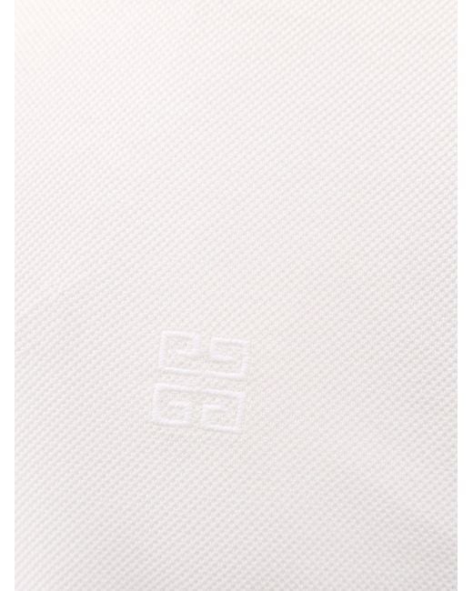 Givenchy White Polo Shirt for men