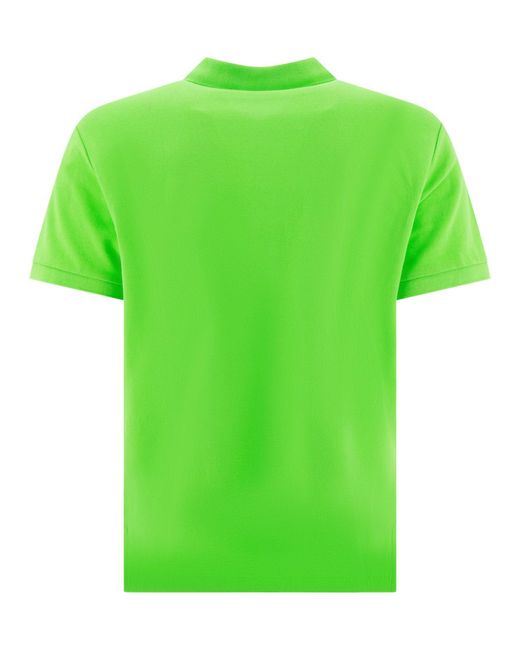 Polo Ralph Lauren Green Pique Polo Shirt for men