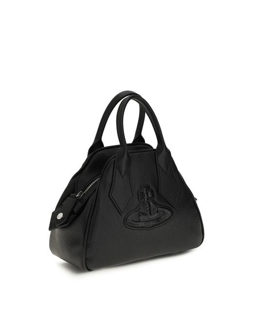 Vivienne Westwood Black Small Yasmine Handbag