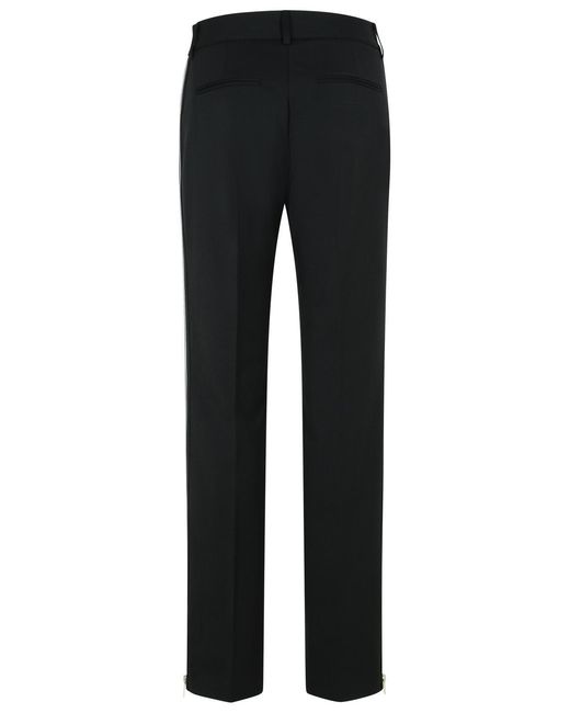 MSGM Black Polyester Pants