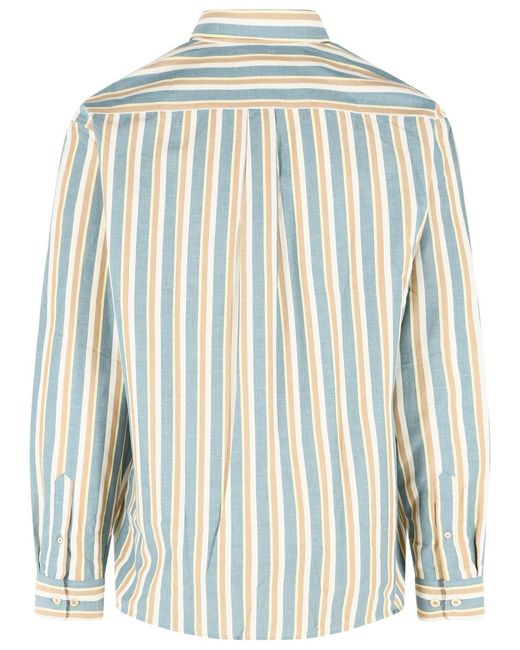 Drole de Monsieur Green 'Rayée' Cotton Shirt