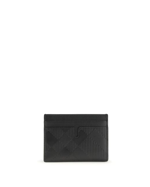 Burberry White Leather Card Holder for men