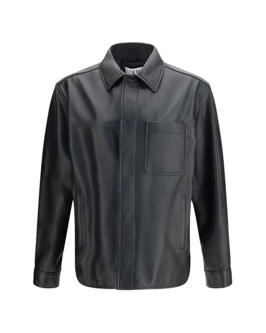 Loewe Gray Overshirt Jacket for men