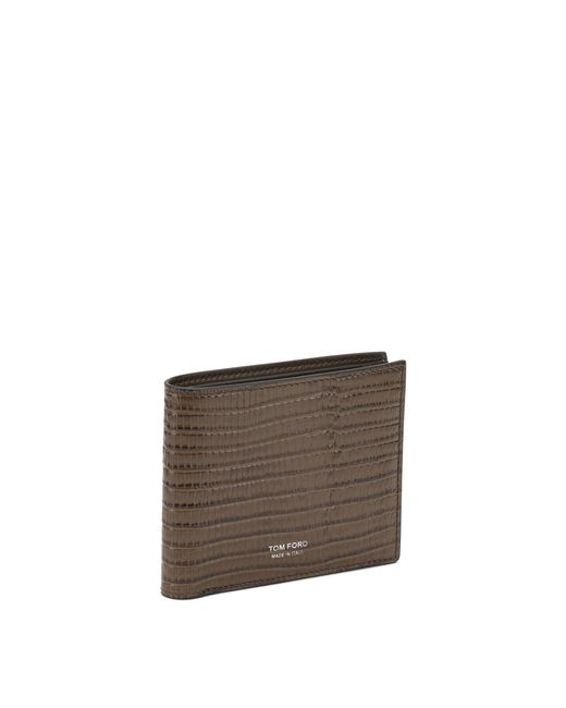 Tom Ford Brown "Tejus T Line" Wallet for men