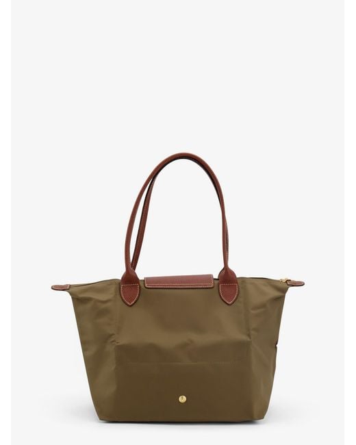 Longchamp Brown Le Pliage Original Nylon Shoulder Bag