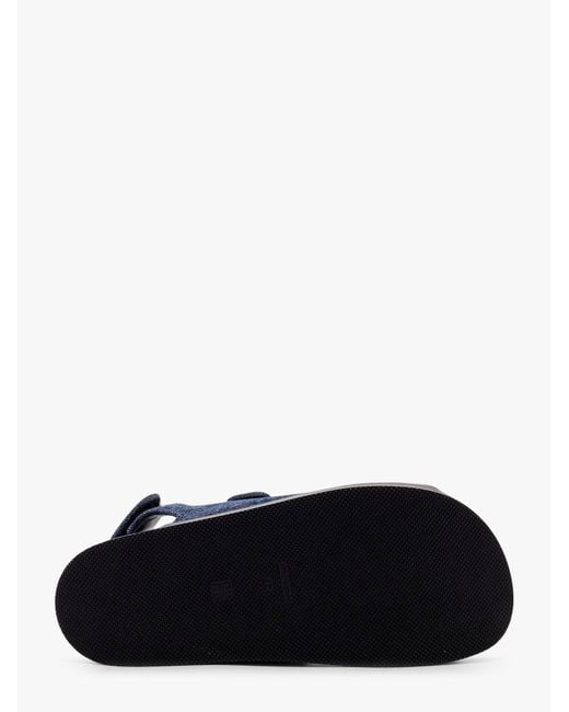 Givenchy Blue Sandals With Logo-Shaped Appliqué