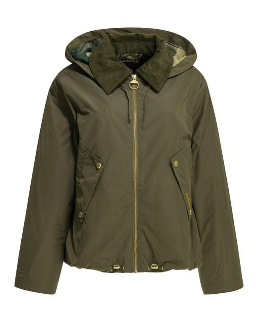 Women's Green "Weaver" Raincoat