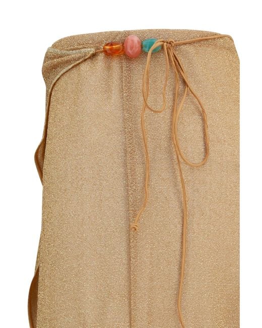Oseree Natural Wide-Leg Pants Lumière