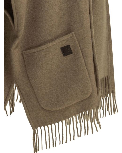 Ferragamo Green "Easy" Cape