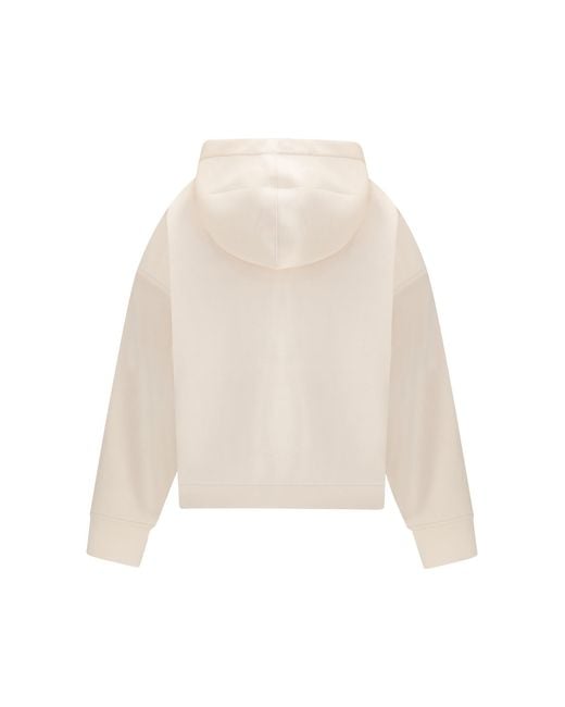 Fabiana Filippi Natural Hooded Sweatshirt