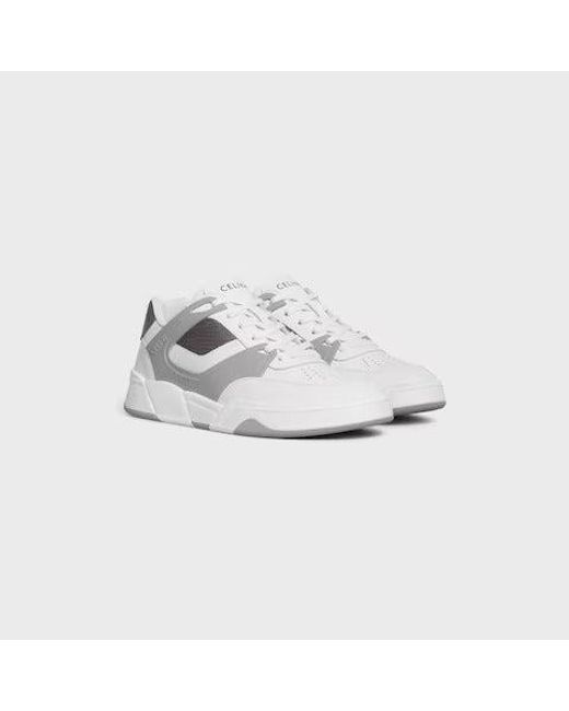 Céline White "Ct-09" Lace-Up Sneakers for men