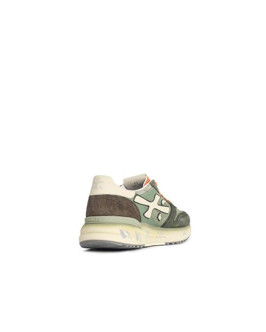 Premiata Green 'Mick' Lear Blend Sneakers for men