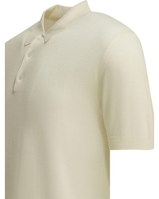 Baracuta Natural Polo Shirts for men