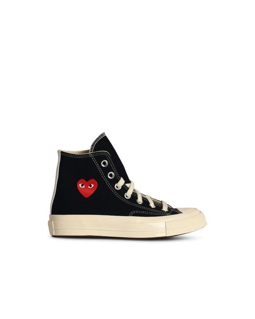 COMME DES GARÇONS PLAY White Heart' Canvas Sneakers for men