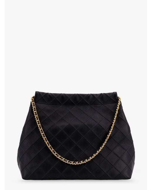 Tory Burch Black Fleming Hobo Leather Bag