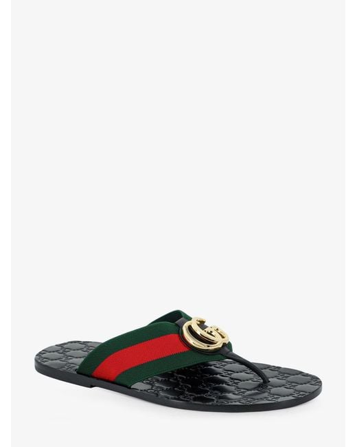 Gucci Multicolor Riviera Leather Sandals for men