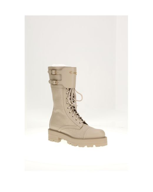 Dior White Dior D-Trap Low Boot 4.5Cm