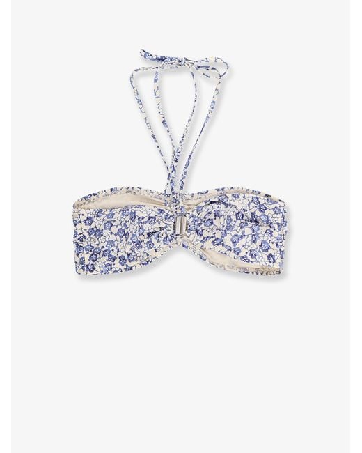 Isabel Marant White Salma Bikini Top