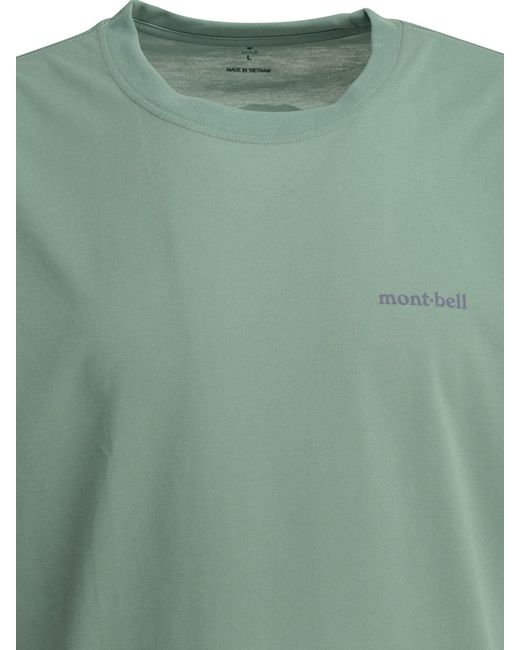 Montbell Green T-Shirts for men