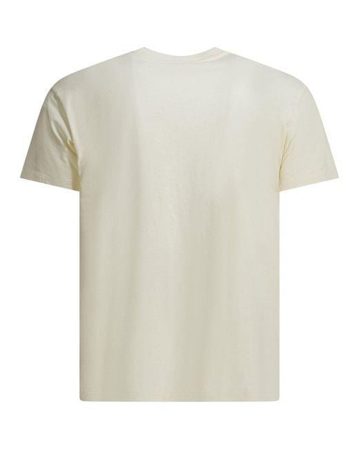 RRL White Cotton T-Shirt for men