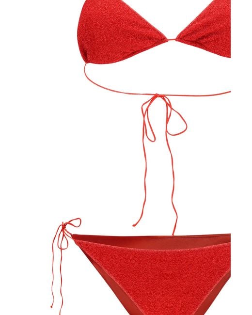 Oseree Red Lumière Bikini Coral