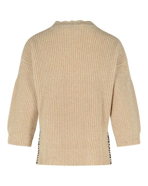 Marni Natural Mouliné Virgin Wool Sweater