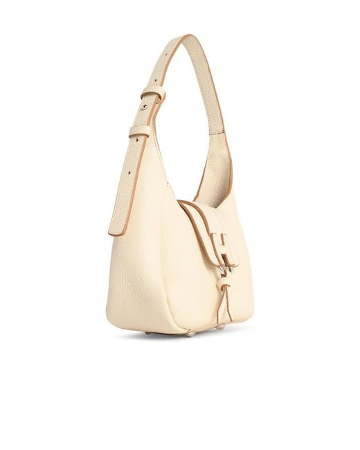 Hogan Natural Hobo Trend Mini Bag Ivory