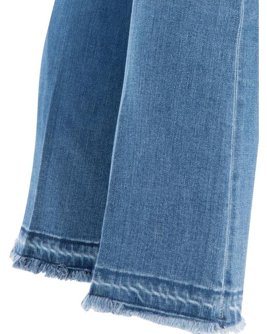 Jacob Cohen Blue "Victoria Crop" Jeans